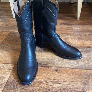 Tecovas Mens "The Earl" Western Boots Sz 9-D Black Leather
